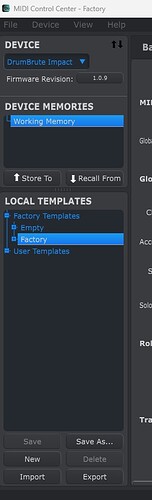 Factory Presets