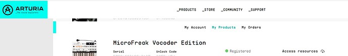 Registered MF on Website
