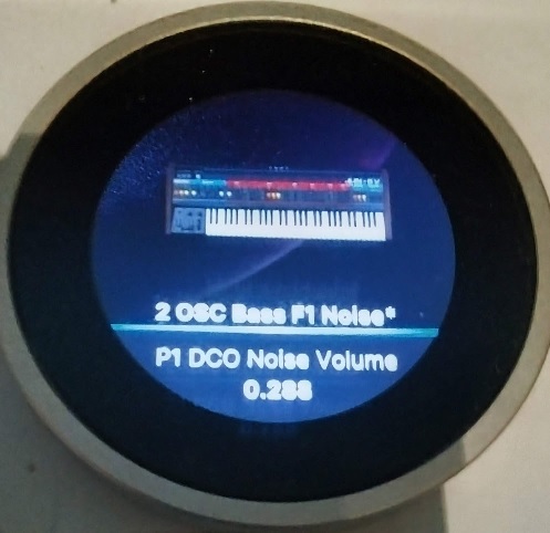 Fader 1 parameter