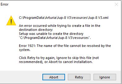 Error test